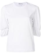 Comme Des Garçons Comme Des Garçons Blouse With Ballon Sleeves - White