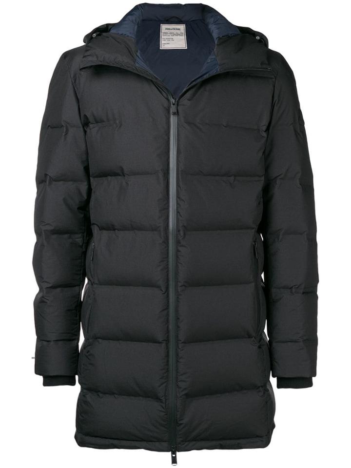 Zadig & Voltaire Bohol Hood Padded Coat - Black