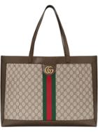 Gucci Ophidia Gg Tote - Brown