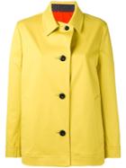 Paul Smith - Button Up Jacket - Women - Cotton/spandex/elastane/cupro - 40, Yellow/orange, Cotton/spandex/elastane/cupro