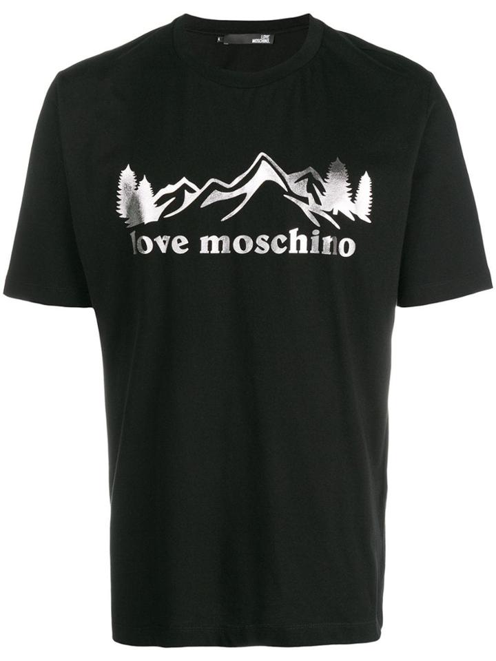Love Moschino Mountain T-shirt - Black