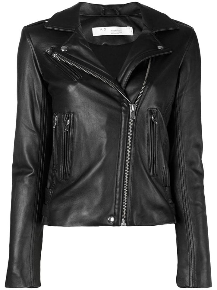 Iro Classic Biker Jacket - Black