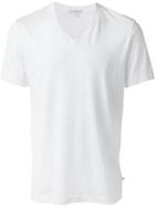 James Perse V-neck T-shirt, Men's, Size: Small, White, Cotton