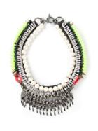Venna Pearly Spiked Collar