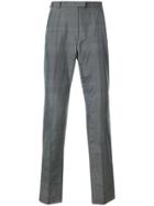 Romeo Gigli Vintage Iridescent Tapered Trousers - Black