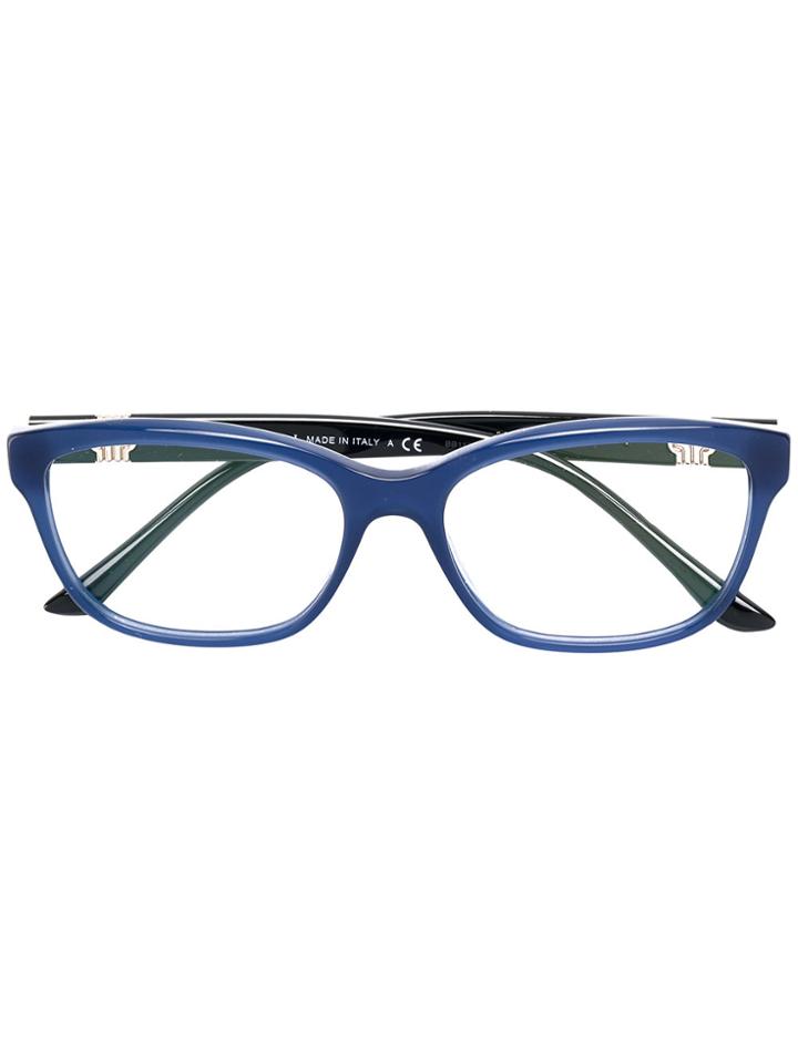 Bulgari Square Shaped Glasses - Blue