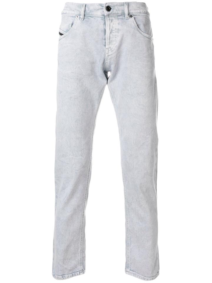 Diesel Black Gold Slim Fit Faded Jeans - Blue