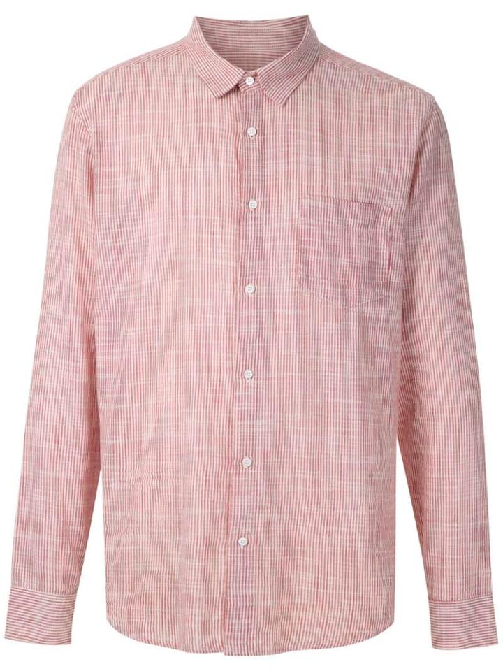Osklen Chest Pocket Checked Shirt - Red