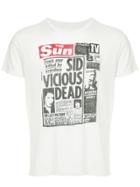 Fake Alpha Vintage Sid Vicious Print T-shirt - White