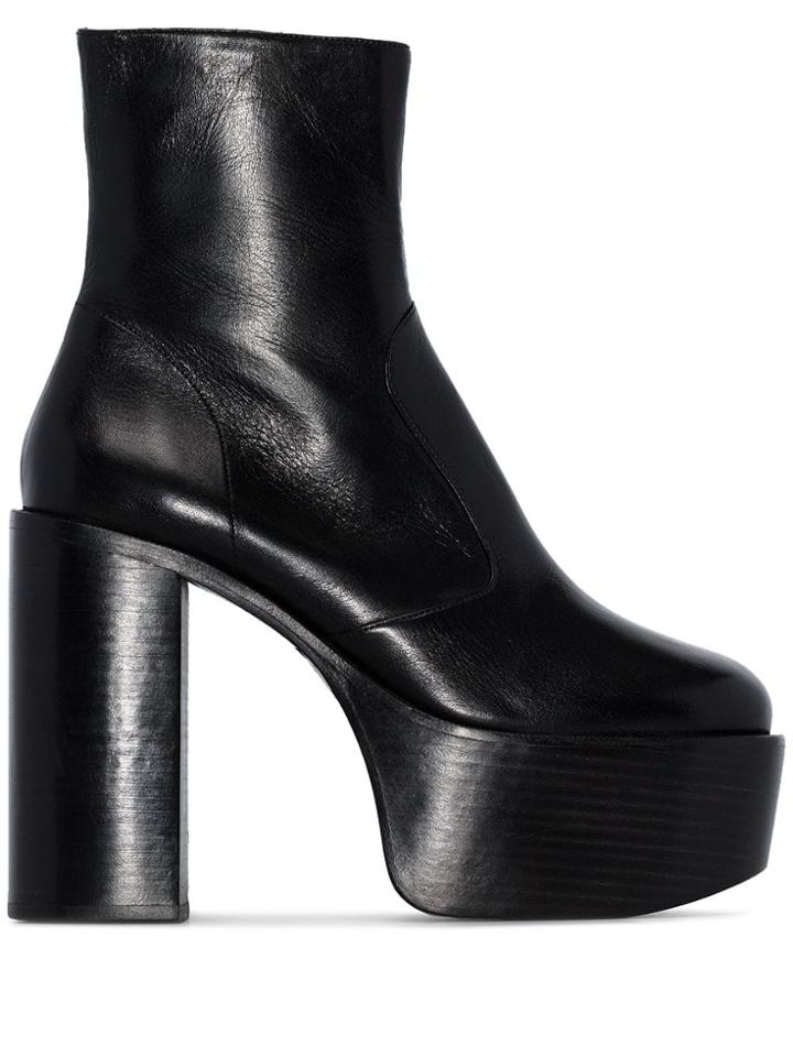 Simon Miller High Raid 120mm Platform Boots - Black