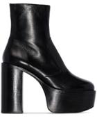 Simon Miller High Raid 120mm Platform Boots - Black