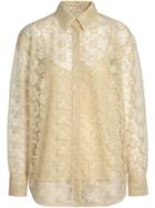 Burberry Floral Lace Shirt - Yellow & Orange