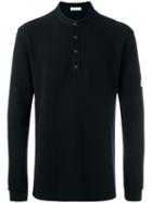 Futur 'woven Henley' Sweatshirt, Men's, Size: Xl, Black, Cotton