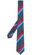 Paul Smith Diagonal Stripe Tie - Blue