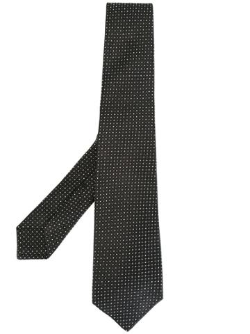 Kiton Jacquard Tie - Black