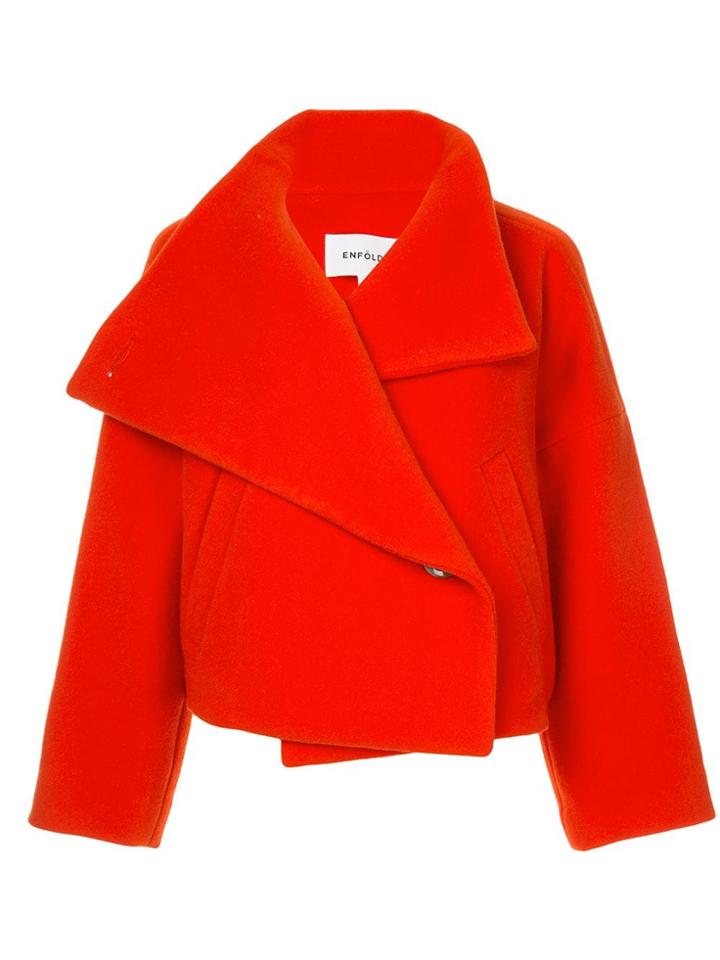 Enföld Cropped Jacket - Red