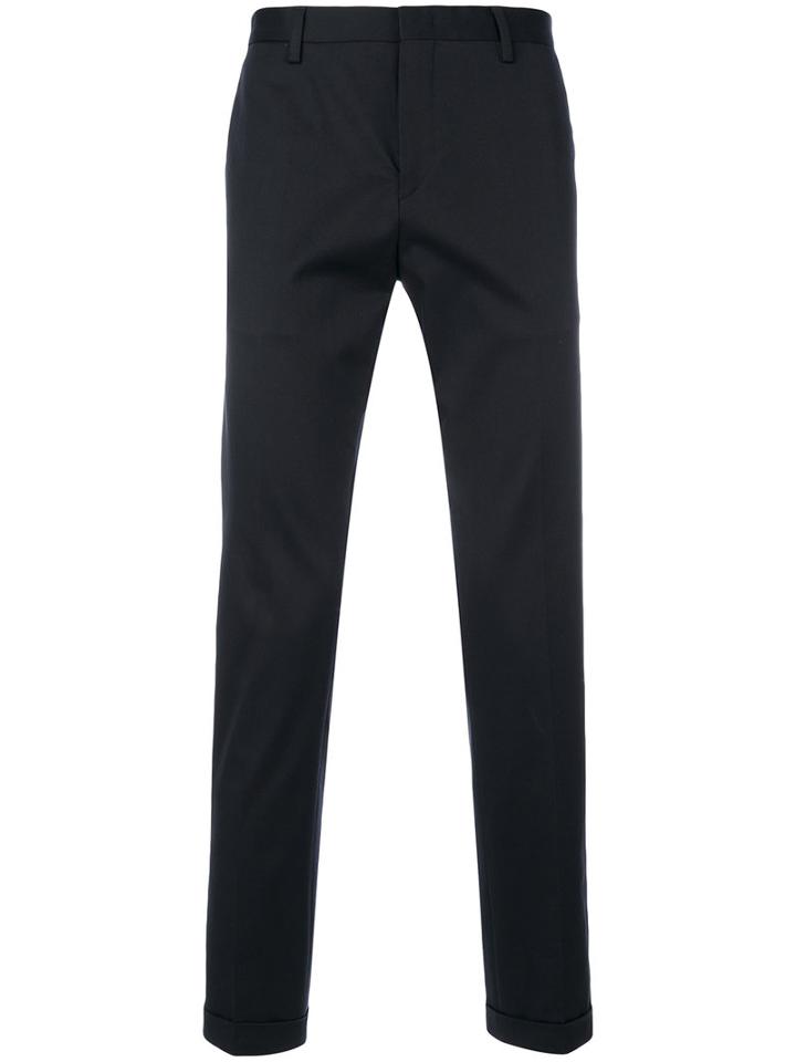 Ps By Paul Smith - Slim Trousers - Men - Wool - 32, Blue, Wool
