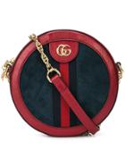 Gucci Ophidia Mini Round Shoulder Bag - Red