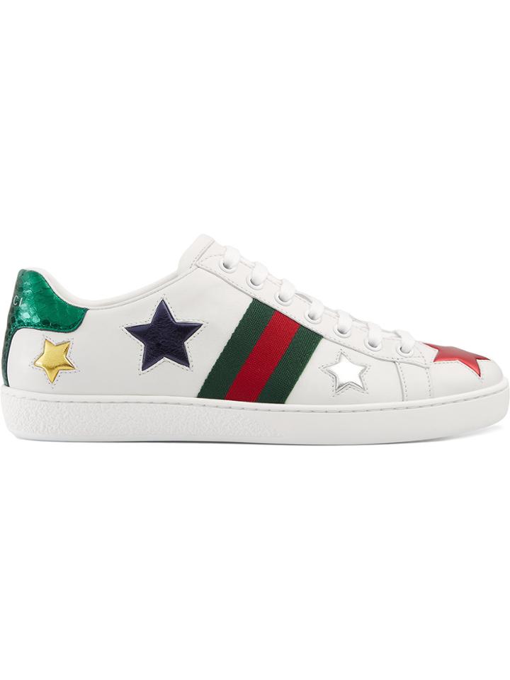 Gucci Ace Low-top Sneaker - White