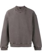 Yeezy Season 3 Crew Neck Sweatshirt, Men's, Size: Small, Grey, Cotton/spandex/elastane