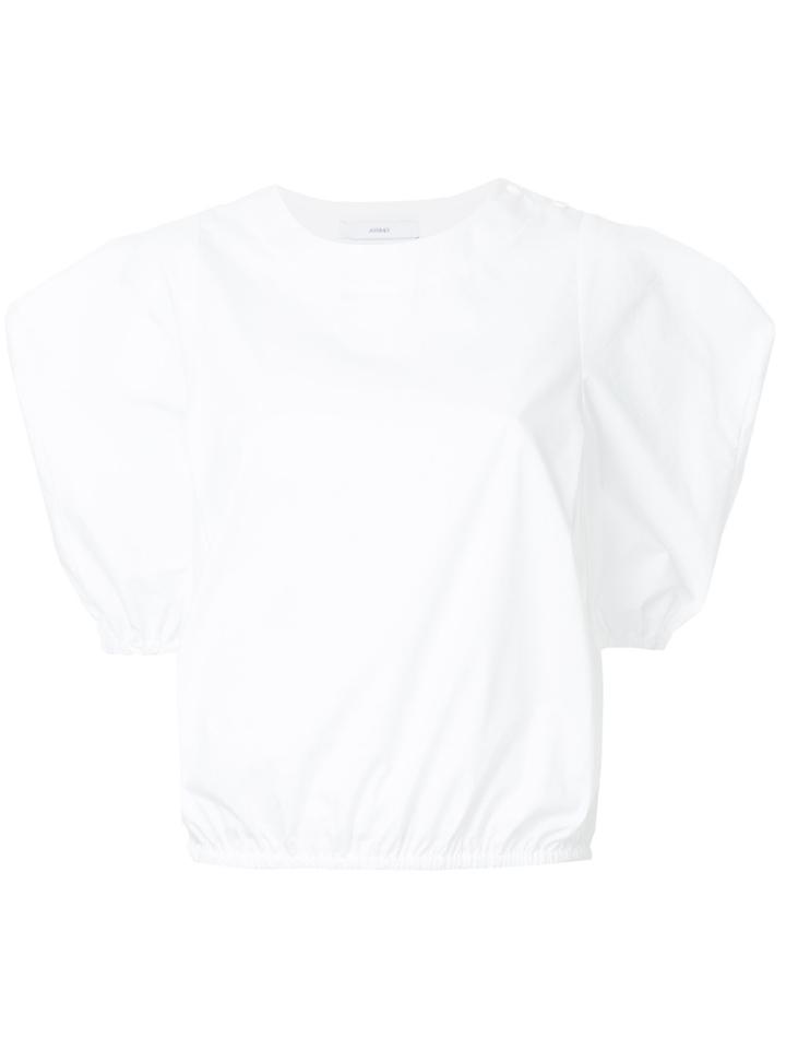 Astraet Structured-sleeve T-shirt - White