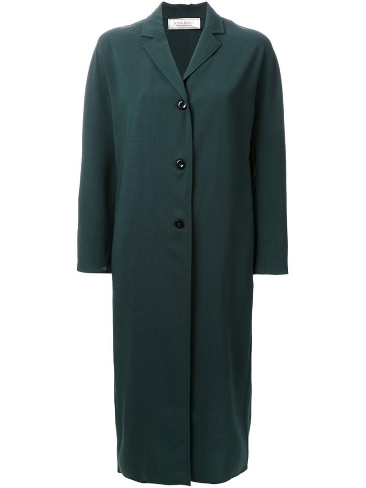 Nina Ricci Single Breasted Coat