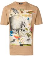 Dsquared2 Anatomical Print T-shirt - Brown