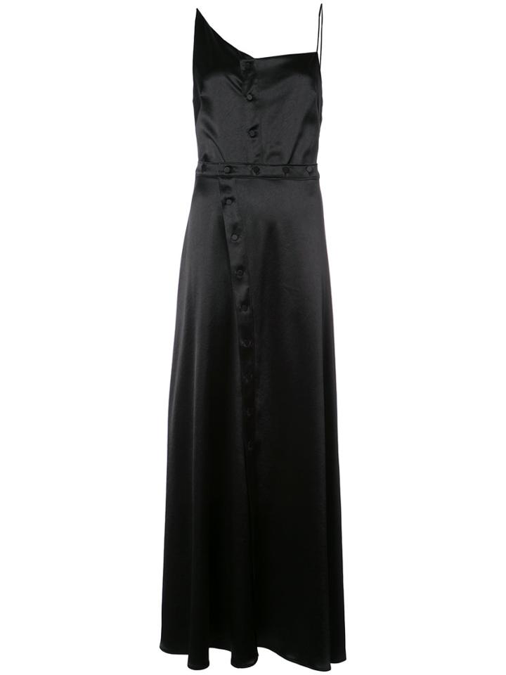Cédric Charlier Asymmetric Gown - Black