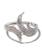 As29 18kt White Gold Ocean Diamond Cuff - Silver