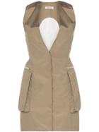 Supriya Lele Utility Vest Mini-dress - Brown