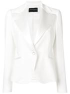 Emporio Armani Tailored Blazer Jacket - White