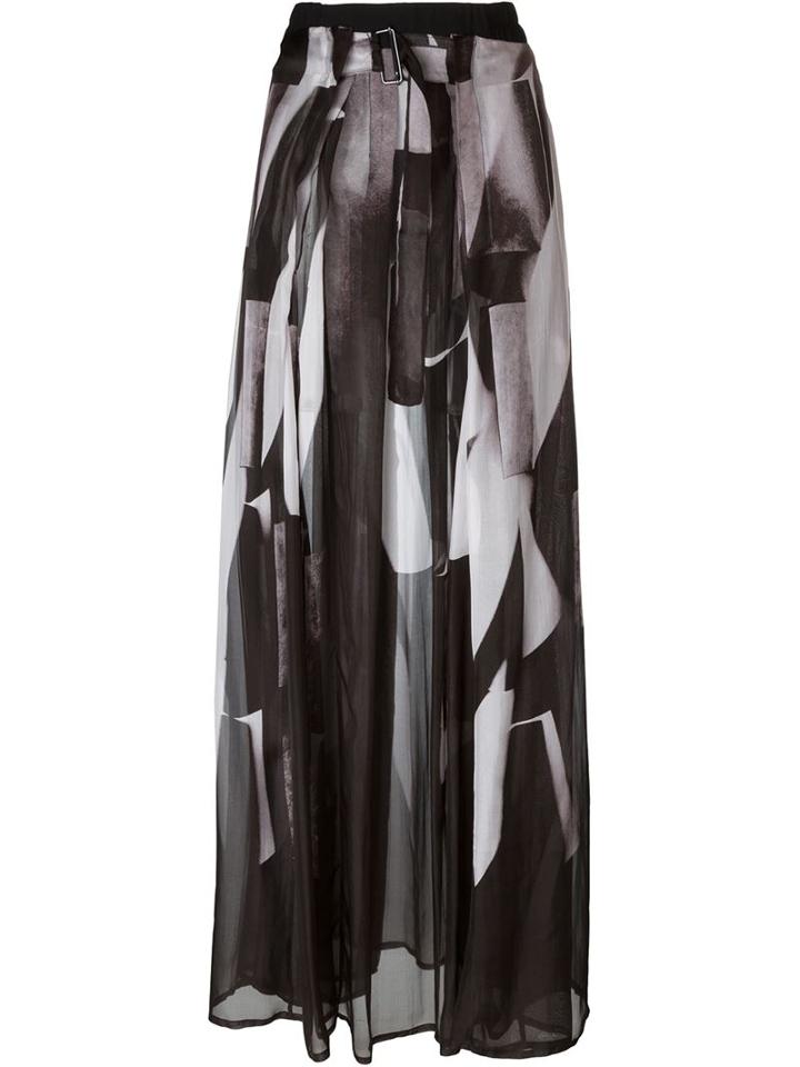 Ann Demeulemeester Edison Radian Skirt, Women's, Size: 38, Black, Silk