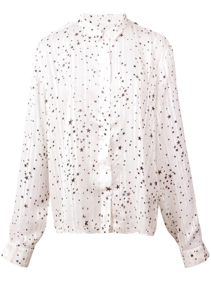 Rta Blythe Star Patterned Blouse - White