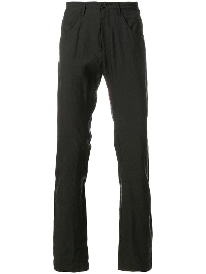 Ziggy Chen Straight Leg Trousers - Grey
