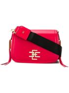 Elisabetta Franchi Square Shaped Crossbody Bag - Red