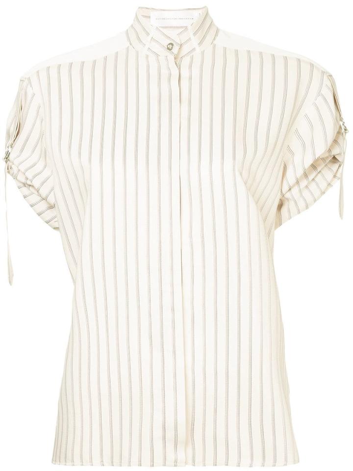 Victoria Victoria Beckham Gathered Sleeve Shirt - Pink
