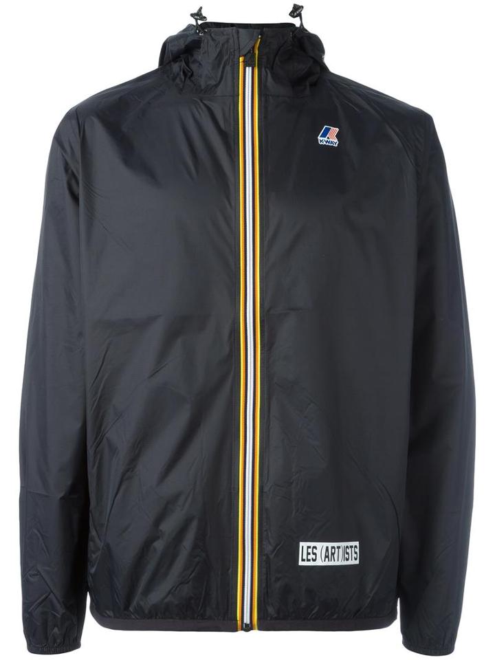 K-way K-way X Les (art)ists 'dream Team' Print Jacket, Men's, Size: Medium, Black, Polyamide