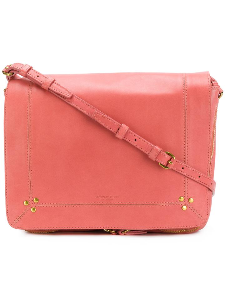 Jérôme Dreyfuss Flap Shoulder Bag - Pink & Purple