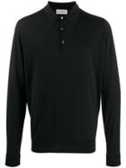 John Smedley Polo Jumper - Black