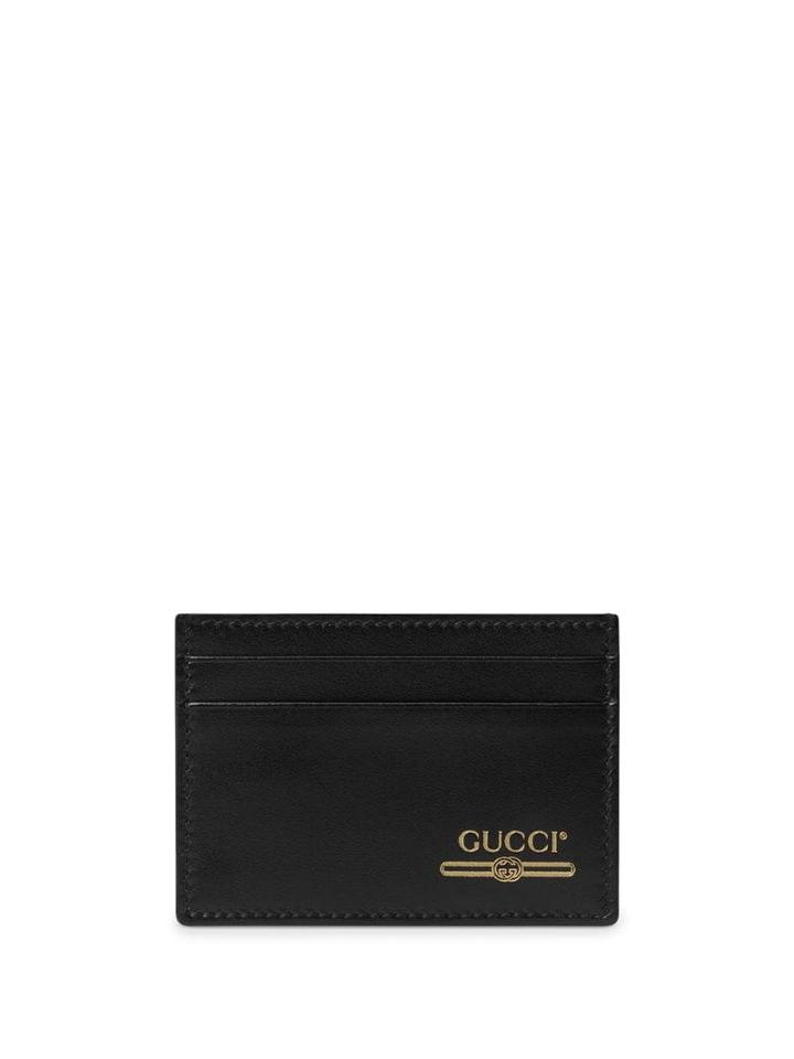 Gucci Money Clip With Gucci Logo - Black