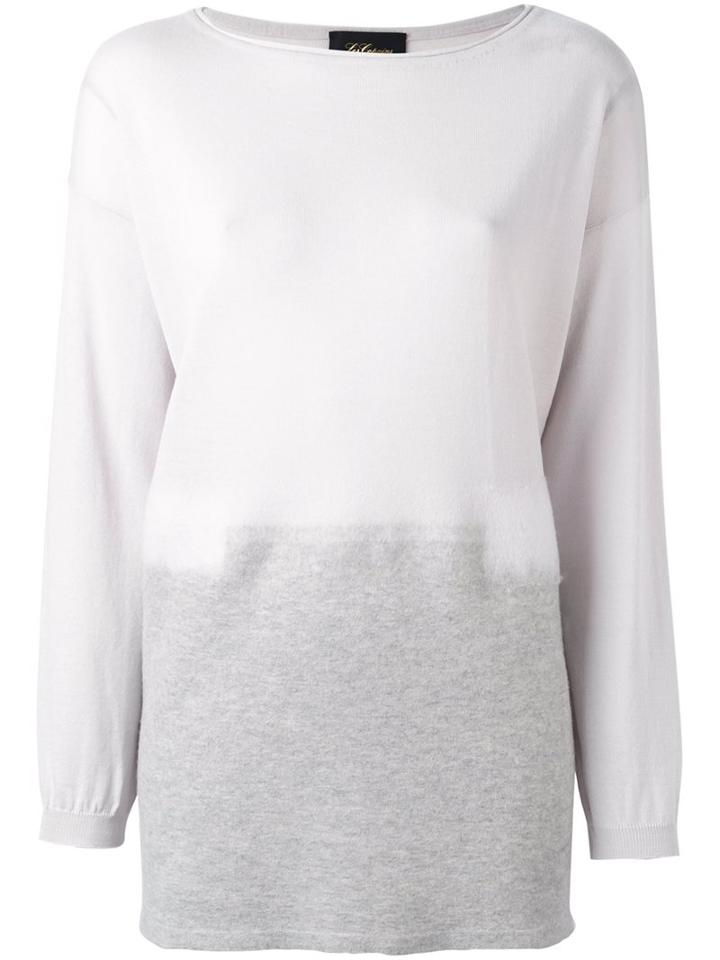 Les Copains Back Slit Sweater, Women's, Size: 52, Nude/neutrals, Cashmere/wool/virgin Wool