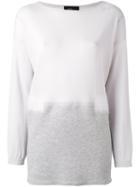 Les Copains Back Slit Sweater, Women's, Size: 52, Nude/neutrals, Cashmere/wool/virgin Wool