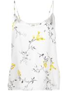 L'agence Floral Print Top - Grey