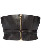 Balmain Corset-style Belt - Black