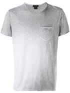 Avant Toi Studded Pocket T-shirt, Men's, Size: Medium, Grey, Cotton