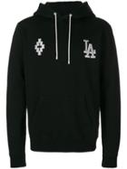 Marcelo Burlon County Of Milan Embroidered Logo Hoodie - Black