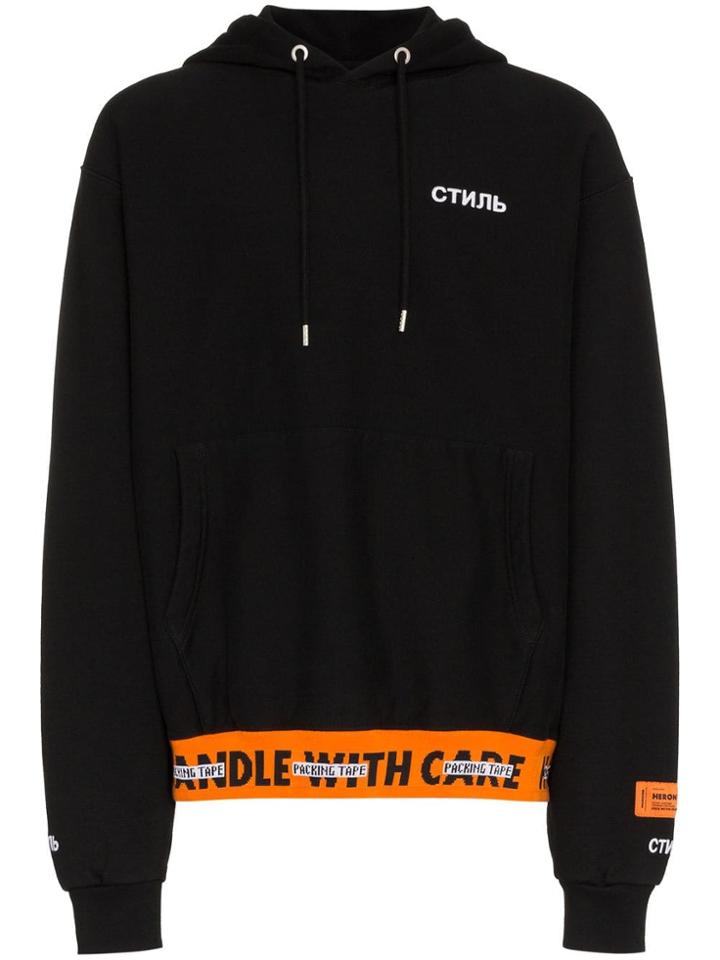 Heron Preston Hrpr Hndle Hd Swt Blk Rbbd - Black