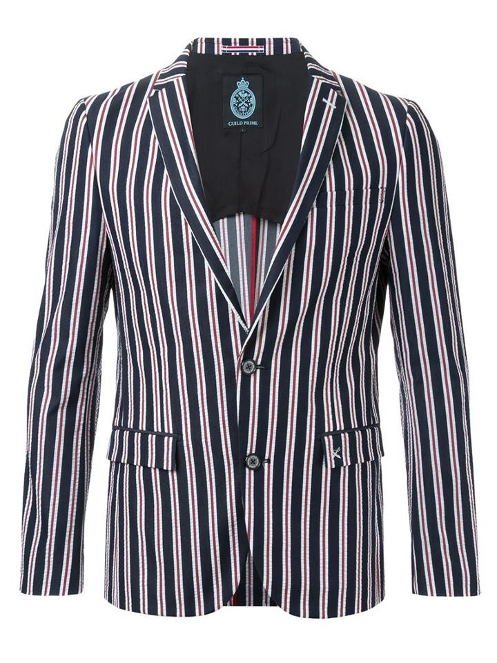Guild Prime Double Stripe Single Breasted Blazer