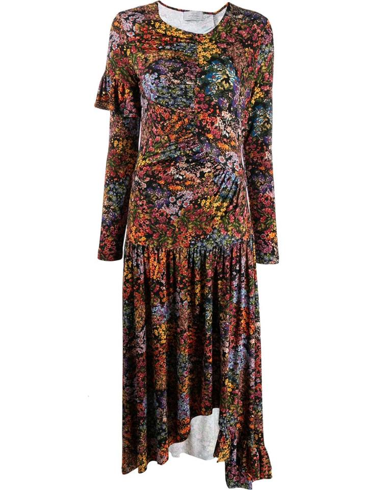 Preen By Thornton Bregazzi Ashley Print Dress - Black