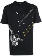 Raf Simons Astronaut Print T-shirt - Black